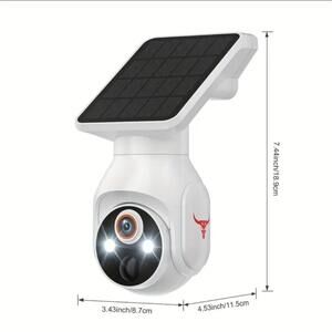 Wireless Solar Security Camera for Both Indoor/outdoor